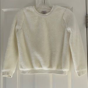 Fleece sweatshirt for girls